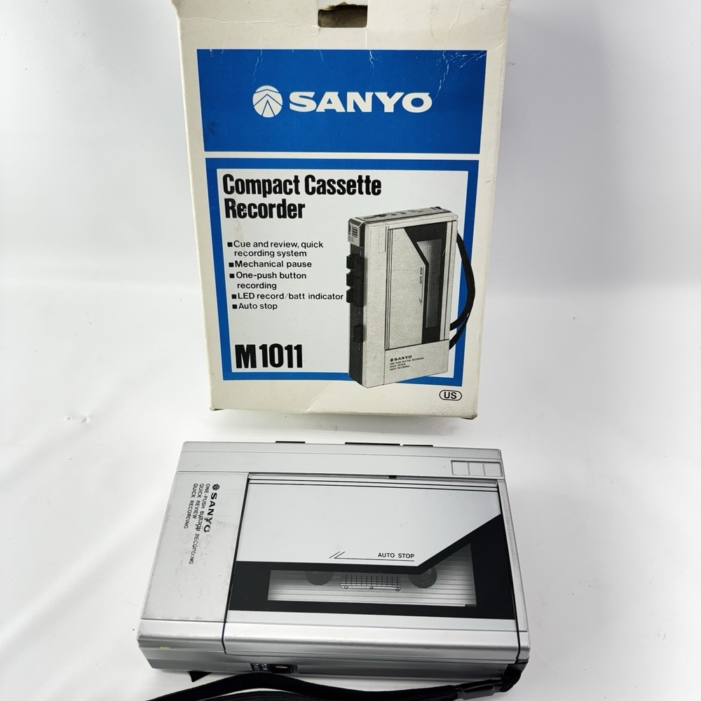 Sanyo one touch recorder M1011 PARTS ONLY Untested
